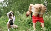 Club Seventeen Lira And Vivian 114171 Teen cutie photographing her sexy naked friend outdoors
