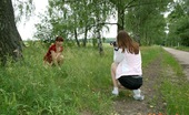 Club Seventeen Lira And Vivian 114171 Teen cutie photographing her sexy naked friend outdoors
