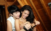 Club Seventeen Betty And Nicoletta 114369 Two pretty brunettes filming their crazy sex adventures
