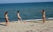 Club Seventeen Zena Little 114376 Very hot lesbian teenage girls fooling around on the beach
