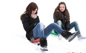 Club Seventeen Tess And Anita 114568 Snow playing teen sweeties return home for hot lesbian sex
