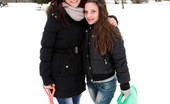 Club Seventeen Tess And Anita 114568 Snow playing teen sweeties return home for hot lesbian sex

