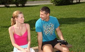 Club Seventeen Angel 115048 Sexy teenager nailed at picknick by her boyfriends dick
