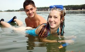 Club Seventeen Anouk 115248 Horny dude nailing a very hot teenage diver on the beach
