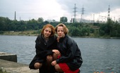 Club Seventeen Olga And Tatum 115388 Two very hairy lesbians fondling their wet teenage cunts
