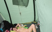Club Seventeen Tea Key 115712 Horny camping teenager caresses coochie in her big tent
