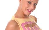 Club Seventeen Dana V 116042 Sweet non-nude teenie girl is posing for the first time
