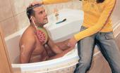 Club Seventeen 116058 In the bathroom a teen starts to suck his cock hard for fuck

