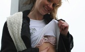 Club Seventeen Sara 117403 Dutch amateur petite teenie posing nude outside and at home
