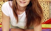 Club Seventeen Nina 117507 Brunette teenage girl loves toying her tight and wet pussy
