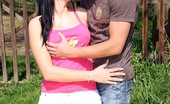 Club Seventeen Veronica 117749 Cute teenie with dark hair gets a good hard pussy pounding
