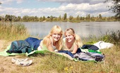 Club Seventeen Chanel And Cheryl 117807 Two hot looking schoolgirls having some horny fun outside
