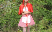 Club Seventeen Ezma 117925 Cute red riding hood fucked by the big bad wolf in forest
