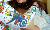Club Seventeen Lara 118092 Horny teenage babe takes a big red dildo in the asshole
