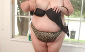 BBW Sex Videos Big BBW Babe Undressing Showing Big Belly and Fat Butt
