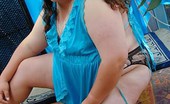 BBW Sex Videos 119227 BBW Amateur in Blue Lingerie Get Naked and Posing
