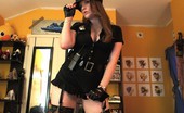 Lucy Ohara 119311 Is A Dirty Cop That Makes You Pay While Masturbating While Watching Her Strip
