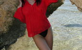 Katie Fey redblouse 119767 Busty Teen In Red Blouse

