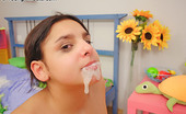 Young Throats Kianna 120399 Ethnic teen cocksucker works hard to swallow the one eyed snake
