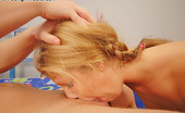 Young Throats Jesse 120438 Teen in braids swallows dick deeply down her throat
