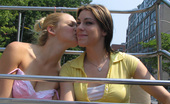 Christine Young And Dakota 121789 Two naughty teens kissing and posing on their holiday
