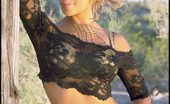 Too Fine in Black Lace Foxes.com Nissa Hall 122304 Black Lace Curly Hair in Desert
