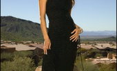Babe of all Babes Foxes.com Jayd Lovely 122480 Stunning Secretary in Black Evening Dress
