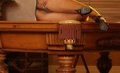 Priya Anjali Rai 123016 Beautiful Busty Indian, Looks Oh So Sexy Putting On A Sexy Striptease Out Of Her Mini Skirt And Tank Top And Spreading Wide On The Pool Table!
