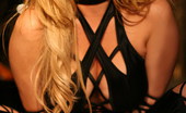 Rachel Aziani One-Piece-Garter-Net-Something-Thing 123050 Where Does This Girl Find Her Outfits? We'Ve Never Seen This One-Piece Black Cinch-Up Top With Garters Anywhere. And Like Always, Looks Beyond Hot In It...

