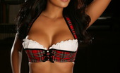 Alluring Vixens Daisy Marie 123785 Vixen Daisy Marie Shows Off In A Tiny Little Plaid Lingerie Outfit
