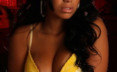 Alluring Vixens Suelyn 123795 Busty Vixen Suelyn Shows Off In Yellow Lace Bra And Panties

