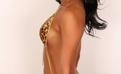 Alluring Vixens Anne 123878 Vixen Anne Shows Off Her Perfect Curves In A Tiny String Leopard Print Bikini
