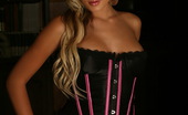 Alluring Vixens Nikki 123949 Sexy Vixen Nikki Loves To Tease In Her Lace Corset With Matching Panties And Stockings
