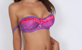 Alluring Vixens Bonus Vixens 123992 Perfect Busty Vixen Alexis Shows Off In A Sexy Matching Purple And Hot Pink Bra And Panties
