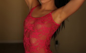 Alluring Vixens Ashlin 124038 Stunning Vixen Babe Ashlin Shows Off Her Round Tight Ass As She Strips Out Of Her Sexy Red Lace Outfit
