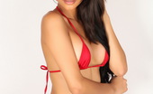 Alluring Vixens Yari 124130 Perky Teen Vixen Yari Teases In A Super Tiny Red String Bikini
