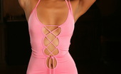 Alluring Vixens Bonus Vixens 124169 Cute Vixen Babe Casey Shows Off Her Perfect Curves In A Skimpy Slutty Pink Dress
