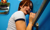 Gloryhole.com Hailey 130509 Amatuer Interracial Gloryhole Blowjob & Cumeating
