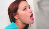 Gloryhole.com Saphire Teen Blows Black Stranger Gloryhole Eats Cum
