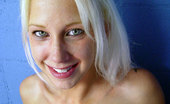 Gloryhole.com Samantha 130817 Blond Teen Blows Black Stranger Gloryhole Eats Cum
