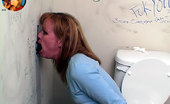 Gloryhole.com Strawberry 130844 Redhead Slut Sucks Off Black Dick In Gloryhole
