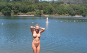 Public Flash 137293 Big Breasted Blond Shows Off Her Tits And Ass In Public Places
