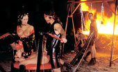 Private.com Monique Covet & C.G. Summer & Christina 138365 Brutal Fetish Orgy Big Fetish Orgy With Leather Chains And Fire
