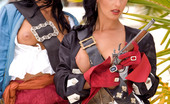 Private.com Simonne Style & Nikky Rider 138609 Pirates In The Island Pirate Ladies Having Great Group Sex Outdoors
