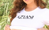 Aziani 139980 All-Natural Brunette, Shay Laren, Looks Stunning In Her Aziani Gear And Showing Off Her Amazing Body And Incredible Big Boobs!
