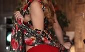Aziani 140350 Beautiful Babe, Lexi Belle, Is Stunning As A Redhead In Her Pretty Dress, Sexy Red Panties And Heels. She Is Mouthwatering When She Strips Them Off Revealing Her Amazing Body!

