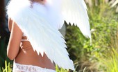 Aziani 140655 Capri Anderson Wearing Her Angel Wings, So Pretty!
