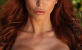 Aziani The Beautiful Red Head Monique Alexander Strips From Her Sexy Outfit.
