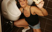 Mature.nl 140959 Mature Slut Caught On The Toilet For Some Sucking And Fucking
