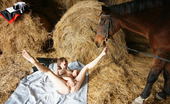 Mature.nl 141489 Classy Mature Slut Playing With Herself In A Barn In Front Of A Horse
